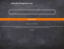 Tablet Screenshot of midlandbuildingplastics.com